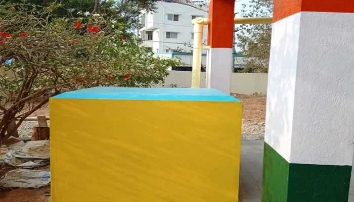 Rainwater Harvesting Unit in Government School Mallathahalli, Bengaluru